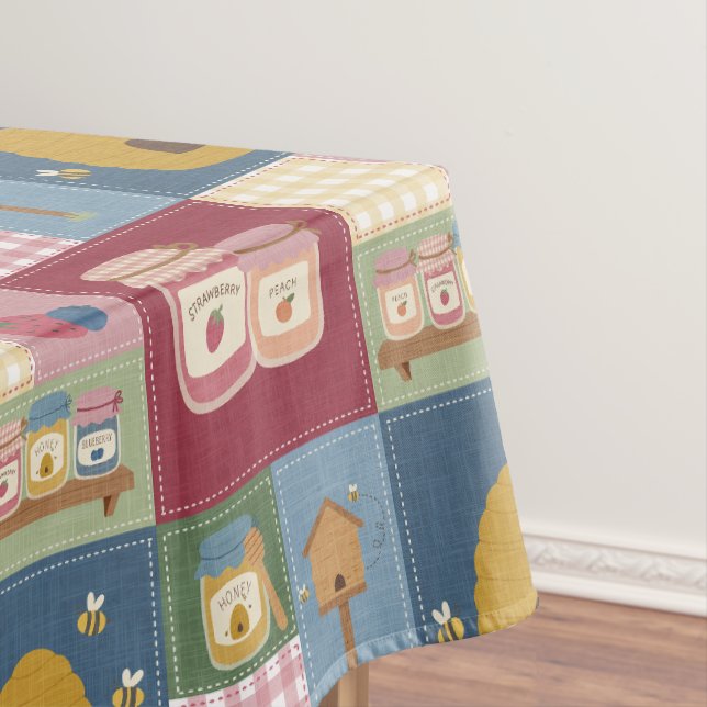 Land-Berry-Patchwork-Quilt-Muster Tischdecke (Beispiel)