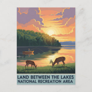 Land Between the Lakes Kentucky Reise Postkarte