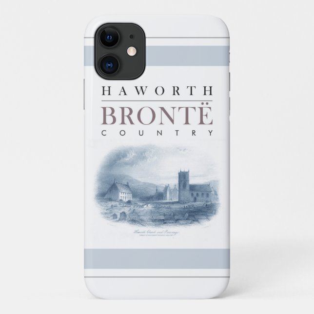 Land Bronte mit Kirche und Parsony Case-Mate iPhone Hülle (Rückseite)