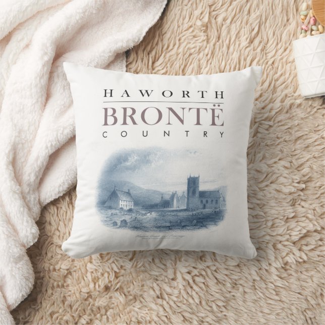 Land Bronte mit Kirche und Parsony Kissen (Decke)