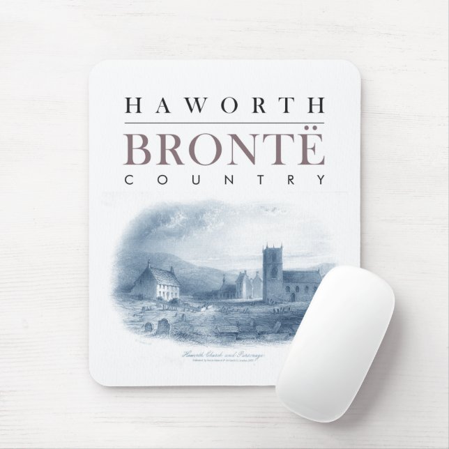 Land Bronte mit Kirche und Parsony Mousepad (Mit Mouse)