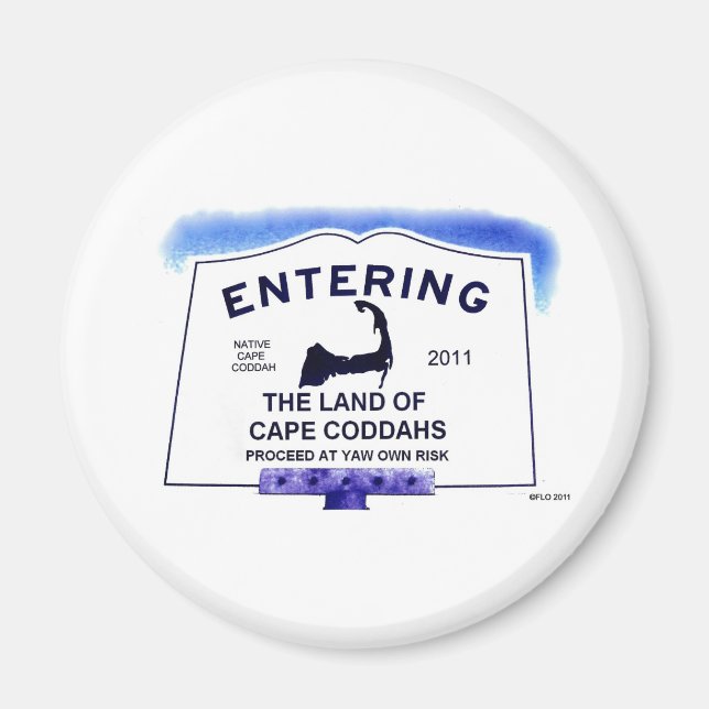 Land Cape Coddahs Magnet (Vorne)