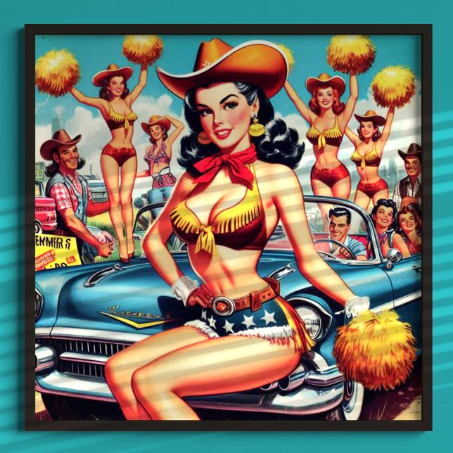 Land Cheerleader Button-up Poster (Von Creator hochgeladen)