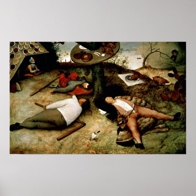 Land Cockaigne, 1567 Poster (Vorne)