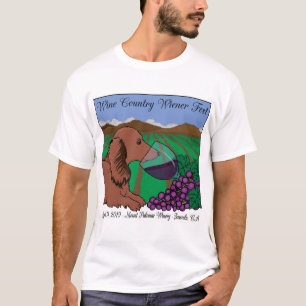 Land-Dackelfest-T - Shirt des Wein-2019 auf Weiß