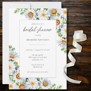 Land-Daisies-Braut- Abschiedsparty  Einladung