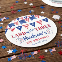 Land der Drei! 4. Juli 3. Geburtstag Party
