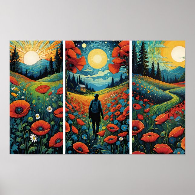 Land der drei Sonnen Poster (Vorne)