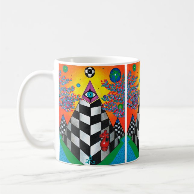 LAND DER ERLEUCHTUNG-TASSE KAFFEETASSE (Links)
