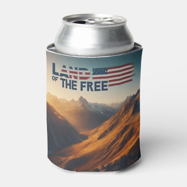 Land der Freie Cooler Dosenkühler (Kanne Vorderseite)