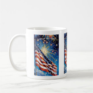Land der Freie... 'Merica Kaffeetasse