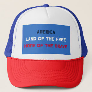 Land der Freie ... Truckerkappe
