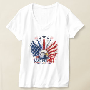 Land der Freien, 250 Jahre Freiheit T-Shirt
