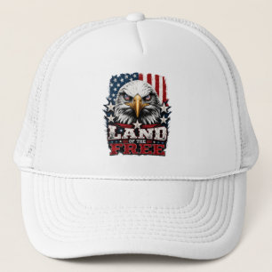 Land der Freien – Adler Patriotenmütze Truckerkappe