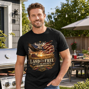 Land der Freien Amerika 250 Jahre T-Shirt