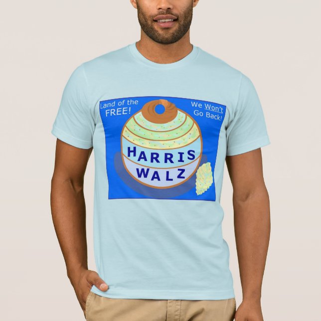 Land der freien HARRIS-WALZ T-Shirt (Vorderseite)