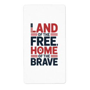Land der Freien Heim der Tapferen USA-Shirt