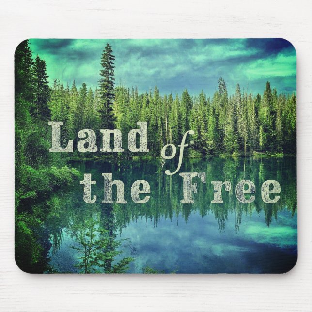 Land der Freien Mousepad (Vorne)