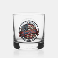 Land der Freien Patrioten-Americana-Emblem-Design