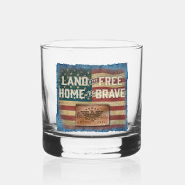 Land der Freien - Rocks Glas