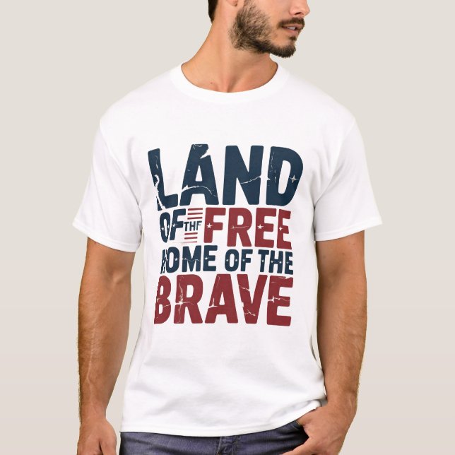 Land der Freien T-Shirt (Vorderseite)