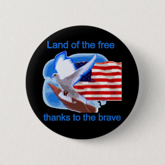 Land der freien T-Shirts und der Geschenke Button