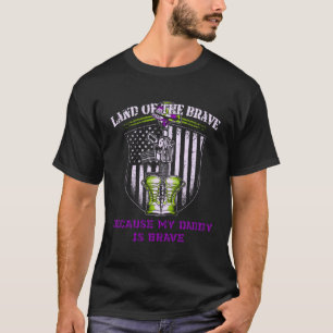 Land der Freiheit, die mein Vater mutig in den Mun T-Shirt