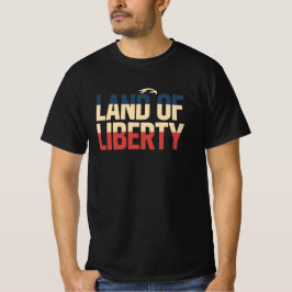 Land der Freiheit Patrioten USA-Shirt T-Shirt