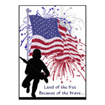 Land der Freiheit wegen des schönen Posters