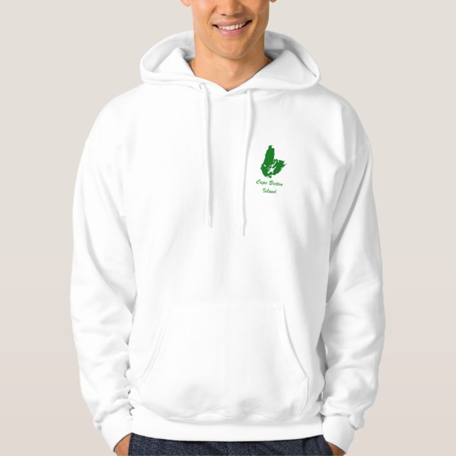 Land der Größe Hoodie (Vorderseite)