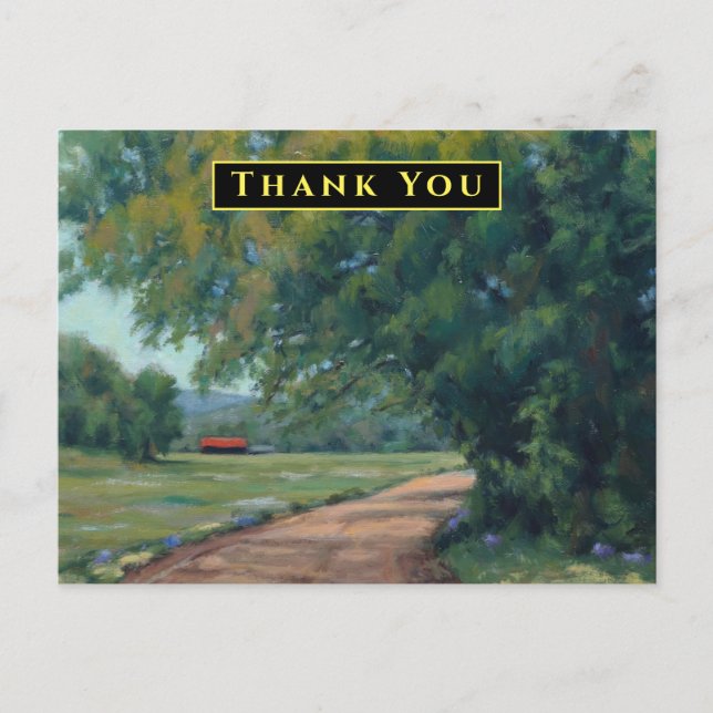 Land der roten Barbe Postkarte (Vorderseite)