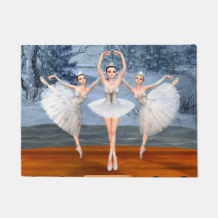 Land der Schnee-Nussknacker-Tanzen-Ballerinen Fußmatte