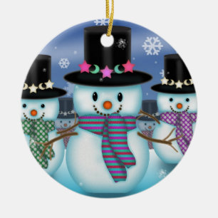 Land der Schneemänner Süßer Weihnachtsschmuck