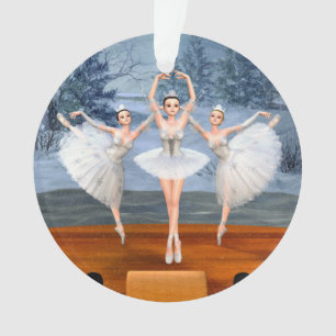 Land der Schneestanztanzen Ballerinas Ornament