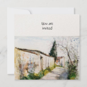 LAND DER TUSKANISCHEN Champagner Einladung