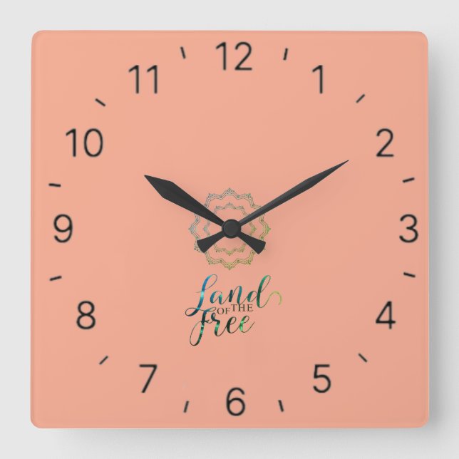 Land der Uhr der freien Mauer (Vorderseite)