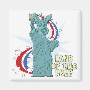Land des freien Corgi-Magneten Magnet