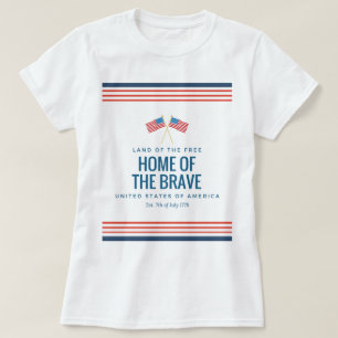 Land des freien T - Shirt der Frauen