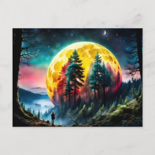 Land des Moons Postkarte