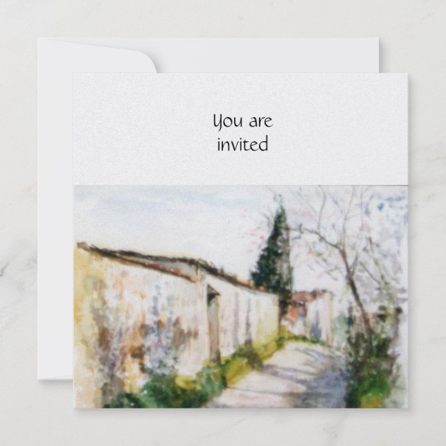 LAND DES TUSKANISCHEN EISES EINLADUNG (Vorderseite)