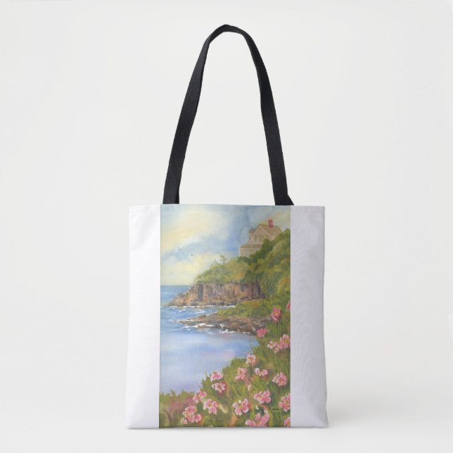 LAND-ENDE AUF BAILEY-INSEL-MAINE-TASCHEN-TASCHE (Vorderseite)