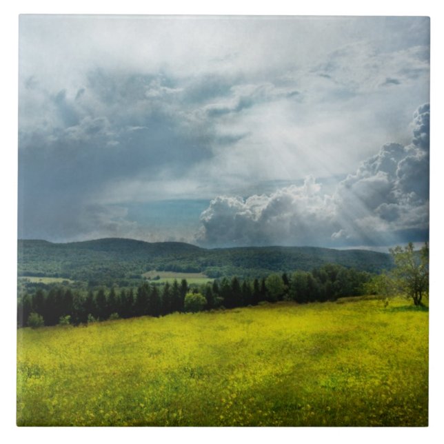 Land - ewige Hoffnung Fliese (Vorderseite)