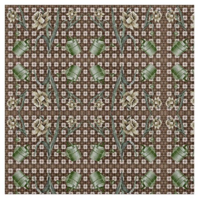 Land Farm Daffidol Fabric Stoff (Muster)