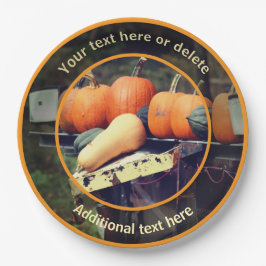 Land Farm Ernte Natur Personalisiertes Party Pappteller