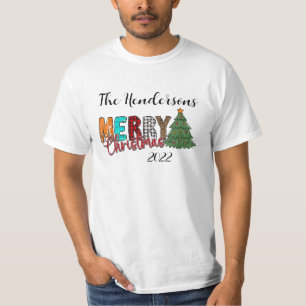 Land Frohe Weihnachtsbaum T-Shirt