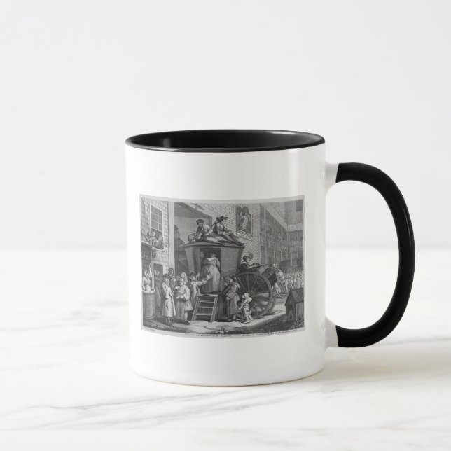 Land-Gasthaus-Yard, 1747 Tasse (Rechts)