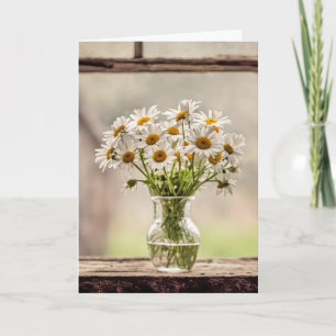 Land Geburtstags-Daisy-Sträußchen Karte