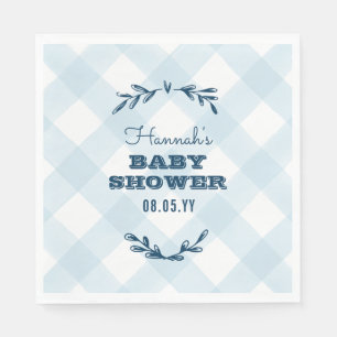Land-Gingham-Babyparty Serviette
