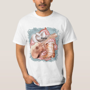 Land-Gitarre-T-Shirt T-Shirt