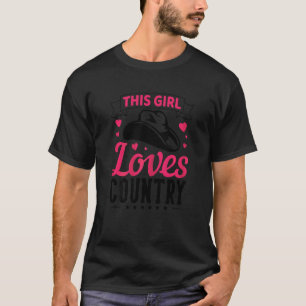 Land Grafik Für Frauen Und Mädchen Cowgirl 18 T-Shirt